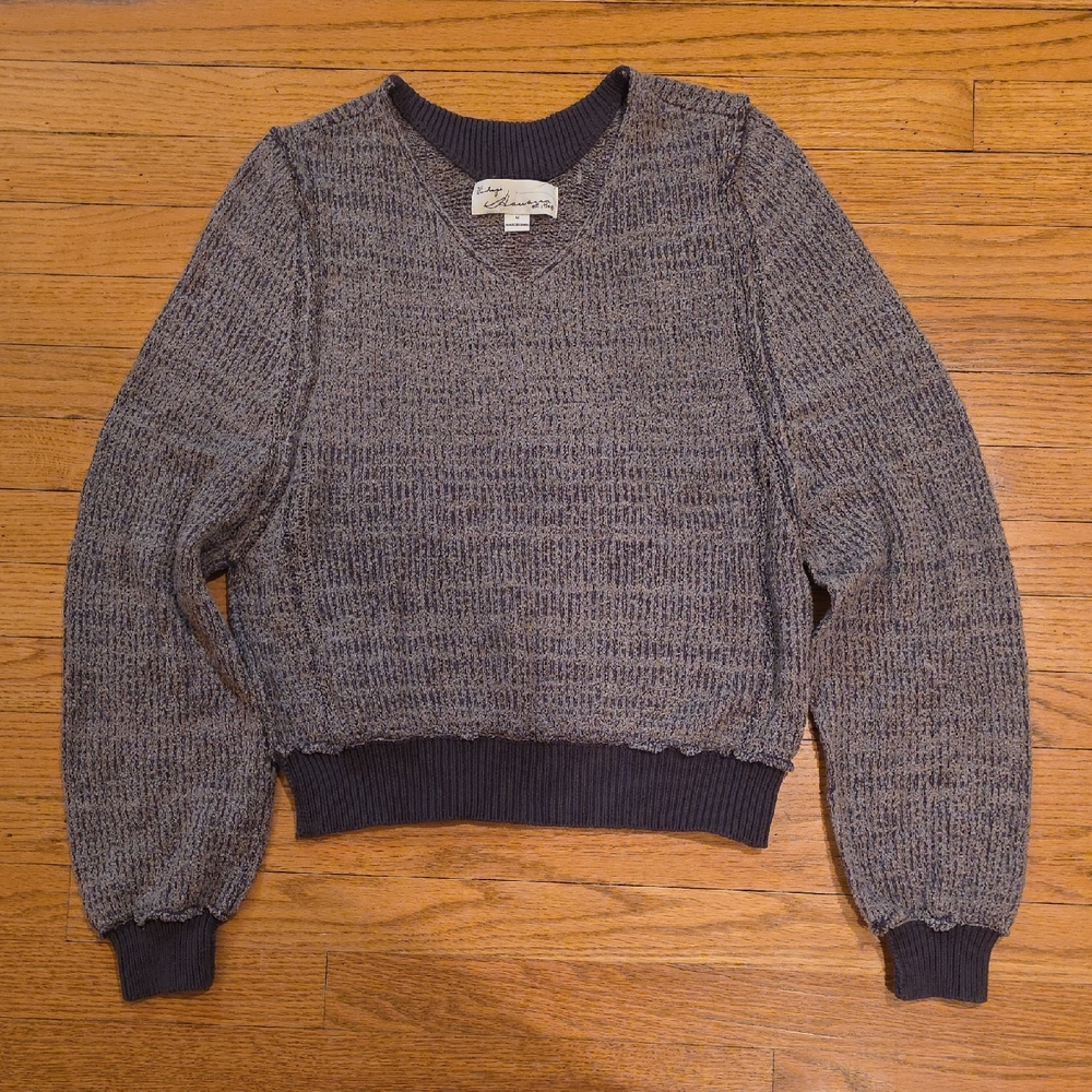 Vintage Havana Taupe and Brown Sweater